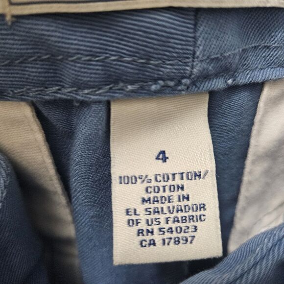 OLD NAVY Women's Blue Casual Capri Ankle Khaki Pants Size 4 - Picture 5 of 9